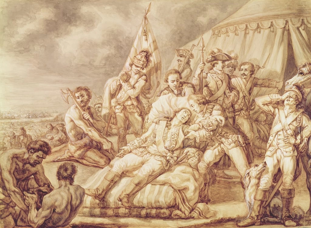 Studio per la morte del marchese di Montcalm de Saint - Veran, National Gallery of Canada, Ottawa